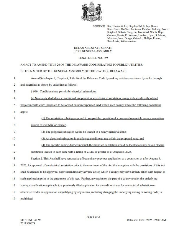 Senate Bill 159